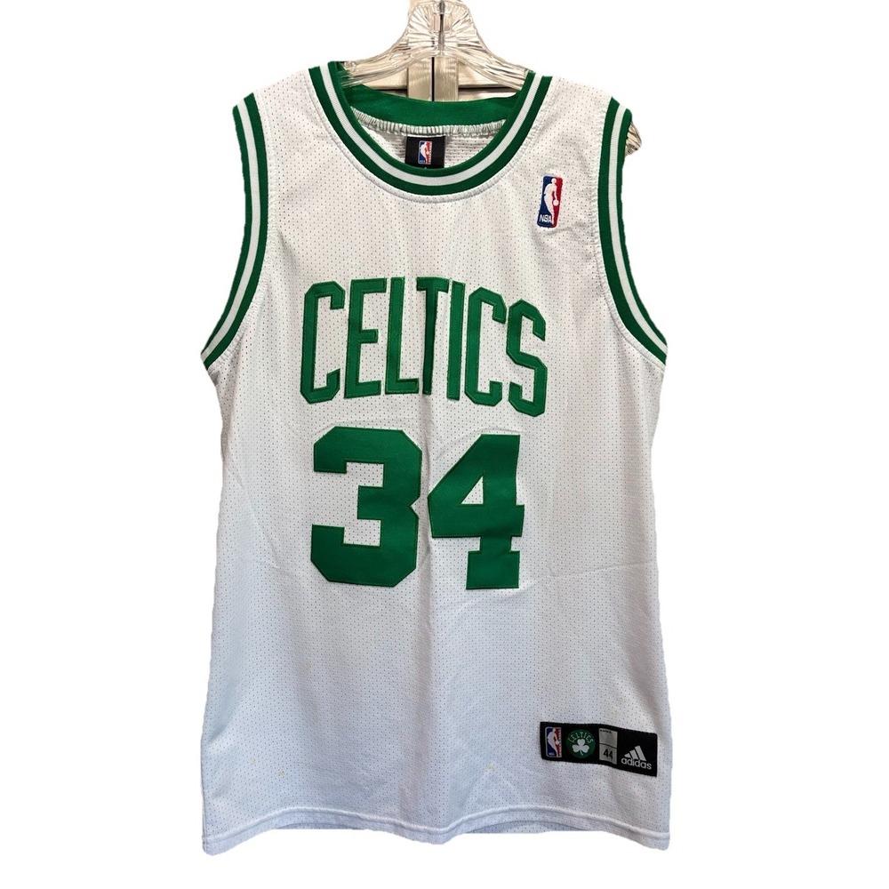 Adidas‎ NBA Boston Celtics Green/White Jersey Tank Size 44 Pierce #34 Lic EUC